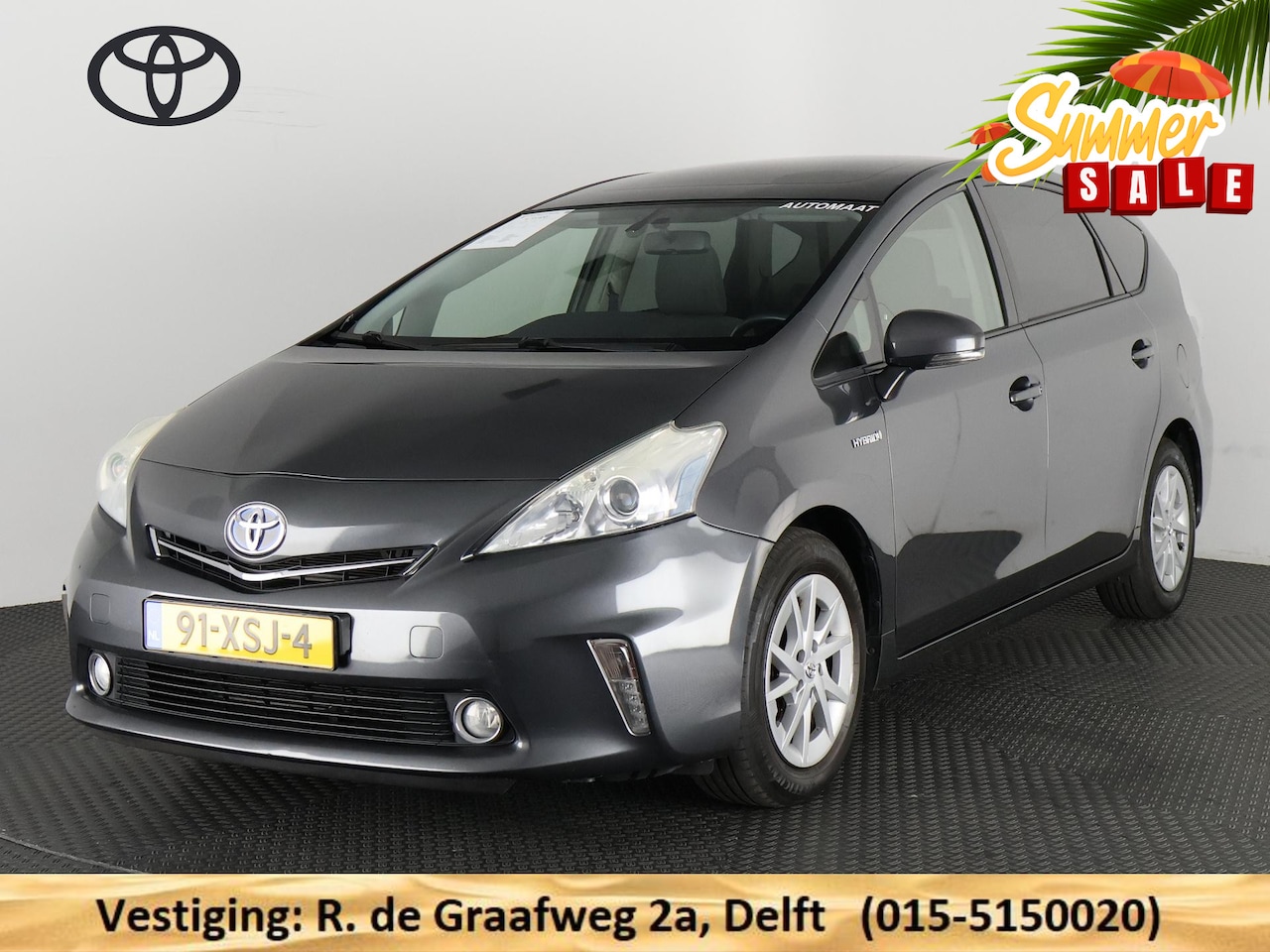 Toyota Prius Wagon - 1.8 Aspiration 96g 7-persoons | Navigatie | Panoramadak | Dealer Onderhouden | Parkeersens - AutoWereld.nl