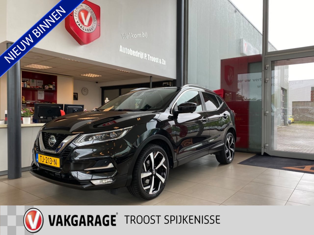 Nissan Qashqai - 1.2 Tekna +Automaat,Panoramadak,Navigatie,Rondomzichtcamera,Keyless,Bose,Climate&Cruisecon - AutoWereld.nl
