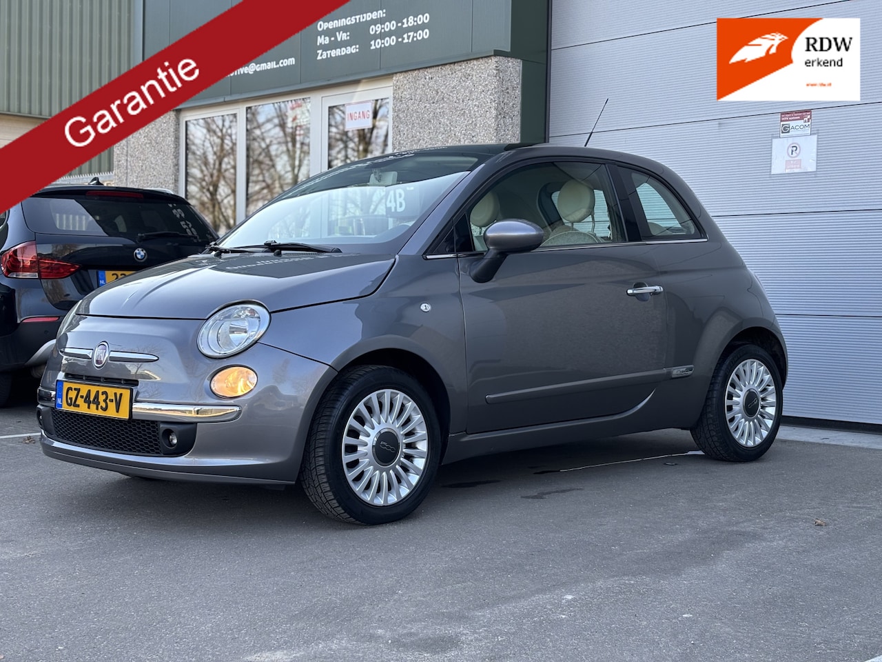 Fiat 500 - 1.2 Lounge Pano Start/Stop Elekramen Airco DistribNieuw - AutoWereld.nl