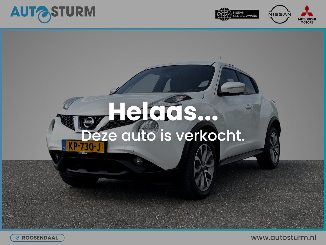 Nissan Juke - 1.6 Tekna Automaat | Panoramadak | Navigatie | 360° Camera | Leder | Stoelverwarming | Key - AutoWereld.nl