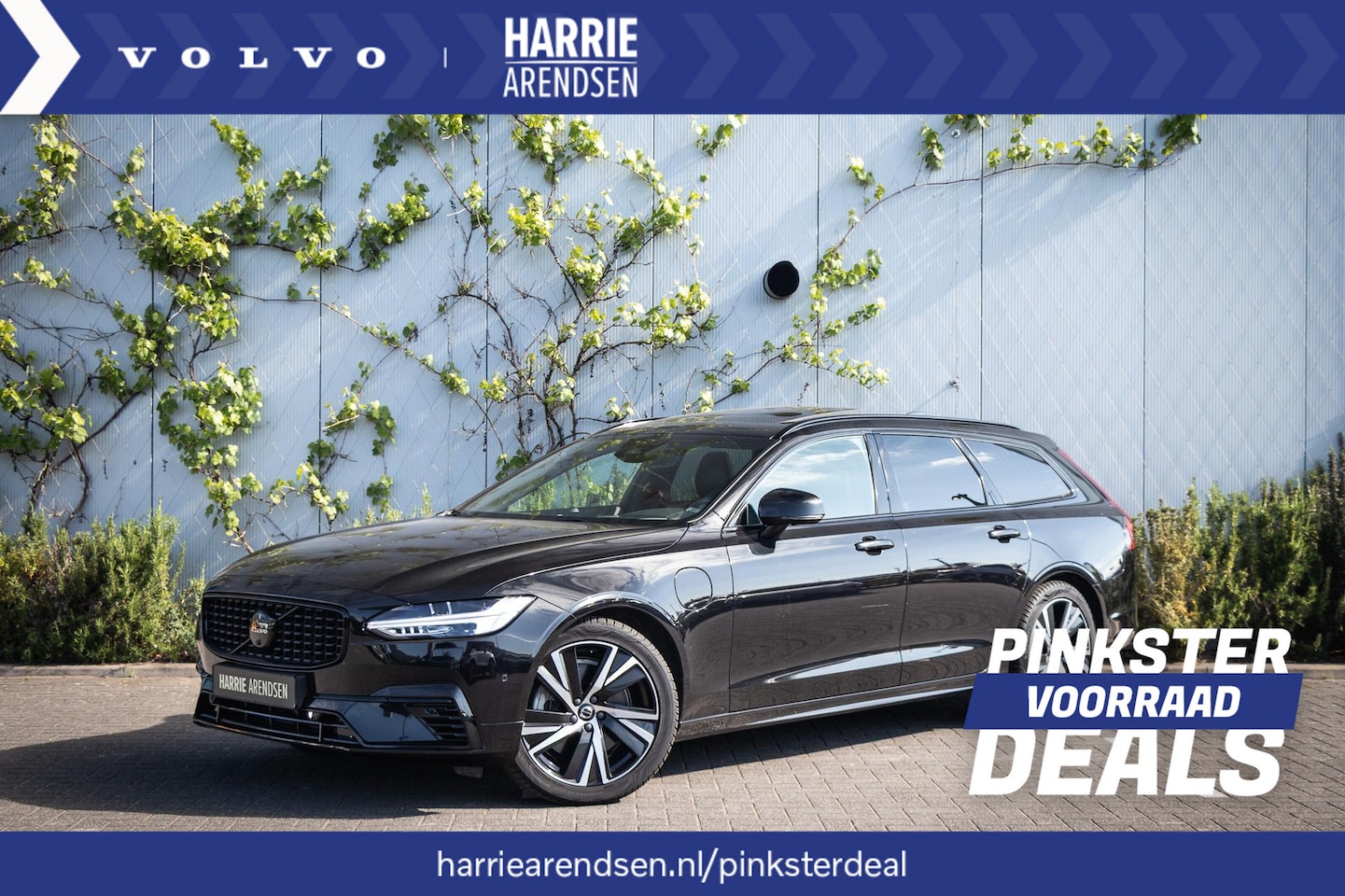 Volvo V90 - Recharge T6 AWD Ultimate Dark | Long Range | Luchtvering | Bowers & Wilkins high-end audio - AutoWereld.nl