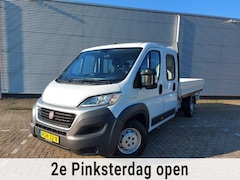 Fiat Ducato - 35H 2.3 MultiJet L3H1 DC 6 Zitplaatsen, prijs is ex btw, trekhaak, Open laadbak, Pick-up,
