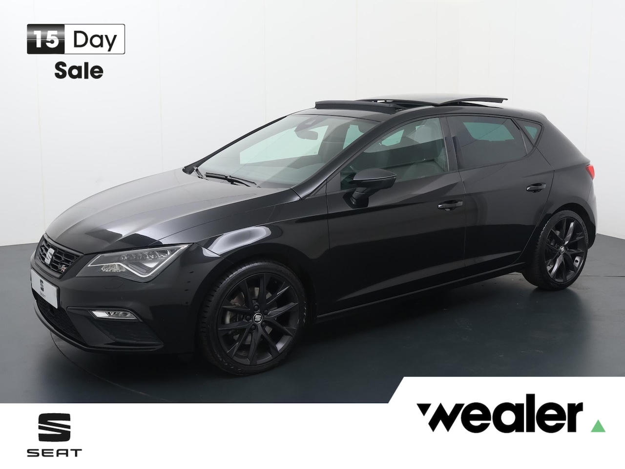 Seat Leon - 1.5 TSI FR Ultimate Edition Black | 150 PK | Panoramadak | Beats audio pack | Alcantara be - AutoWereld.nl