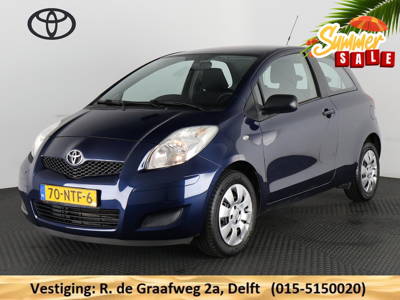 Toyota Yaris - 1.3 VVTi Comfort | Airco | 100% onderhouden | 1e eigenaar | - AutoWereld.nl