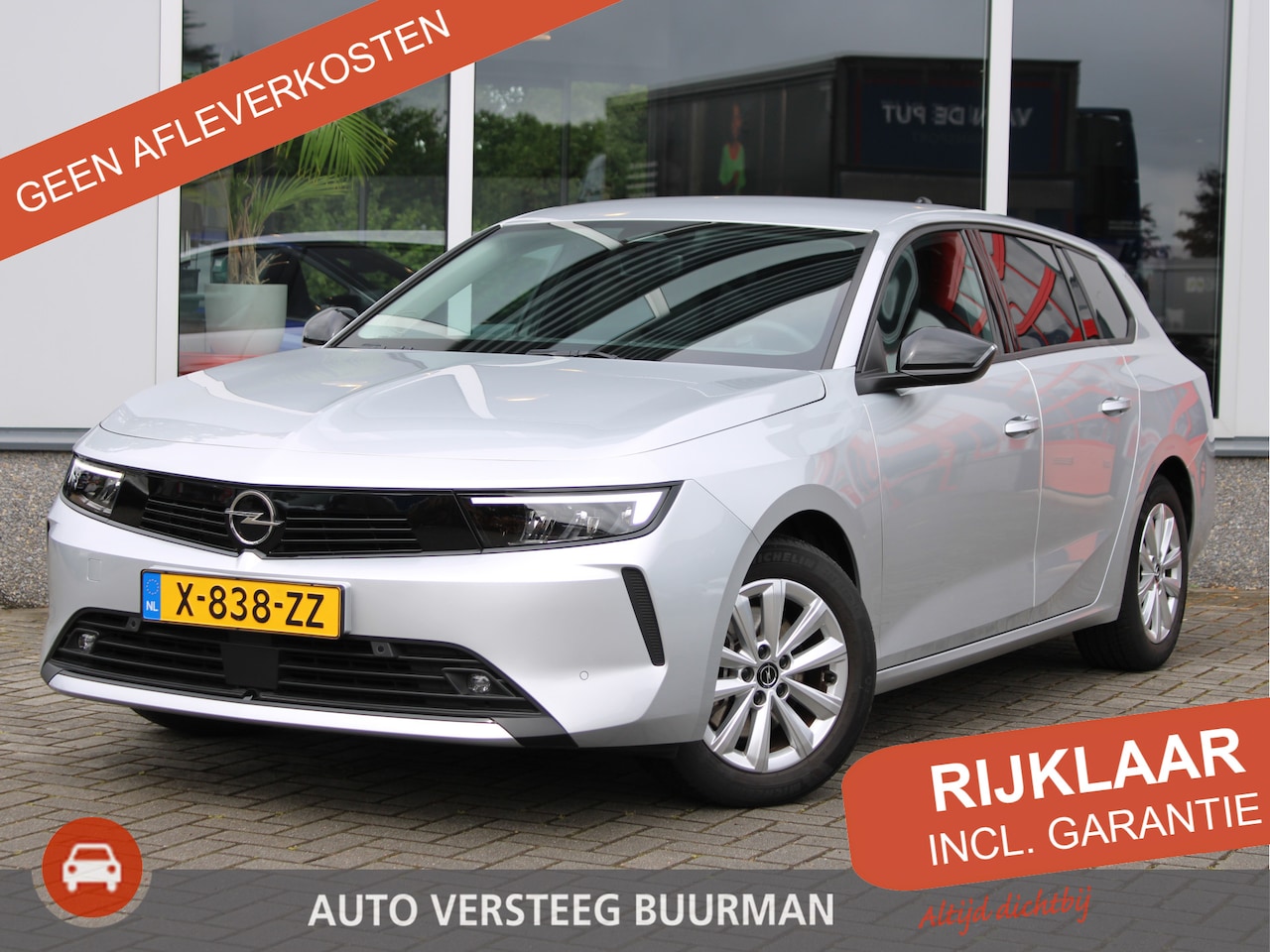 Opel Astra Sports Tourer - 1.2 Level 2 Cruise en Climate Control, Parkeersensoren Voor en Achter, Navigatie - AutoWereld.nl