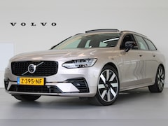 Volvo V90 - T6 350PK AWD Ultra Dark | Pano-dak | Trekhaak | 360° camera | Gelam. zijruiten