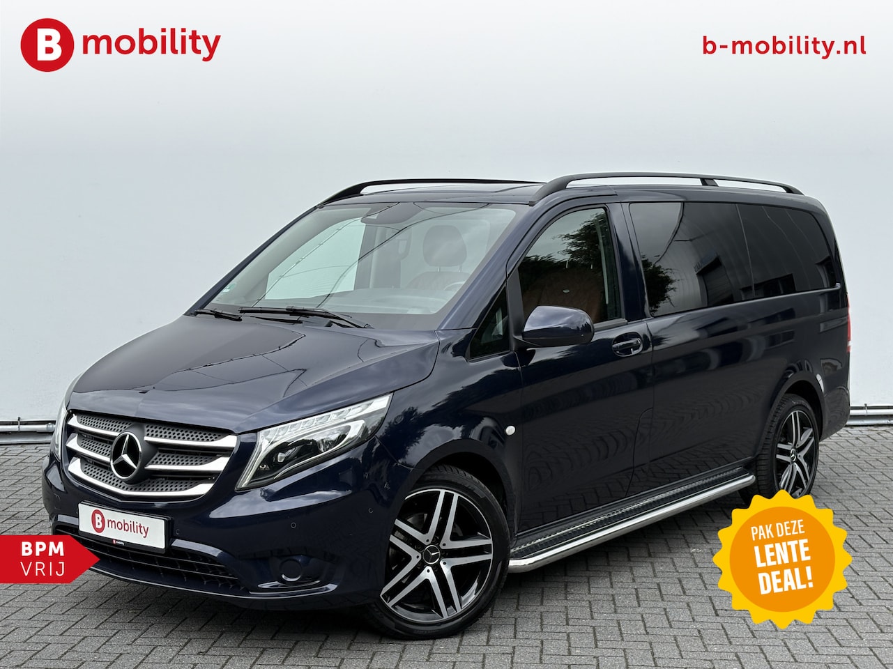 Mercedes-Benz Vito - 114 CDI Lang Dub. Cabine Automaat !MARGE! | Achteruitrijcamera | Leer | Stoelverwarming | - AutoWereld.nl