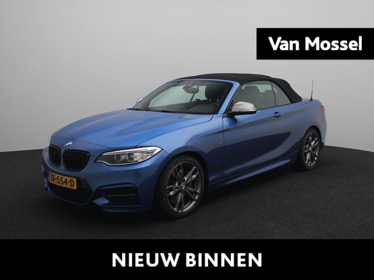 BMW 2-serie Cabrio - M240i High Executive | Nette staat | | Dealer onderhouden | Estoril Blau | Navi | Led kopl - AutoWereld.nl