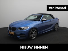 BMW 2-serie Cabrio - M240i High Executive | Nette staat | | Dealer onderhouden | Estoril Blau | Navi | Led kopl