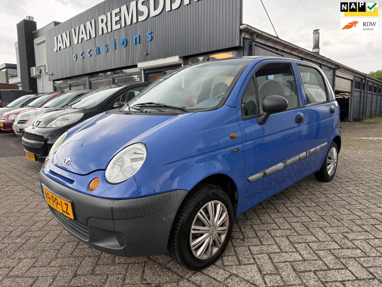 Daewoo Matiz - 0.8 Pure 80963 km NAP 5 drs zeer zuinig - AutoWereld.nl