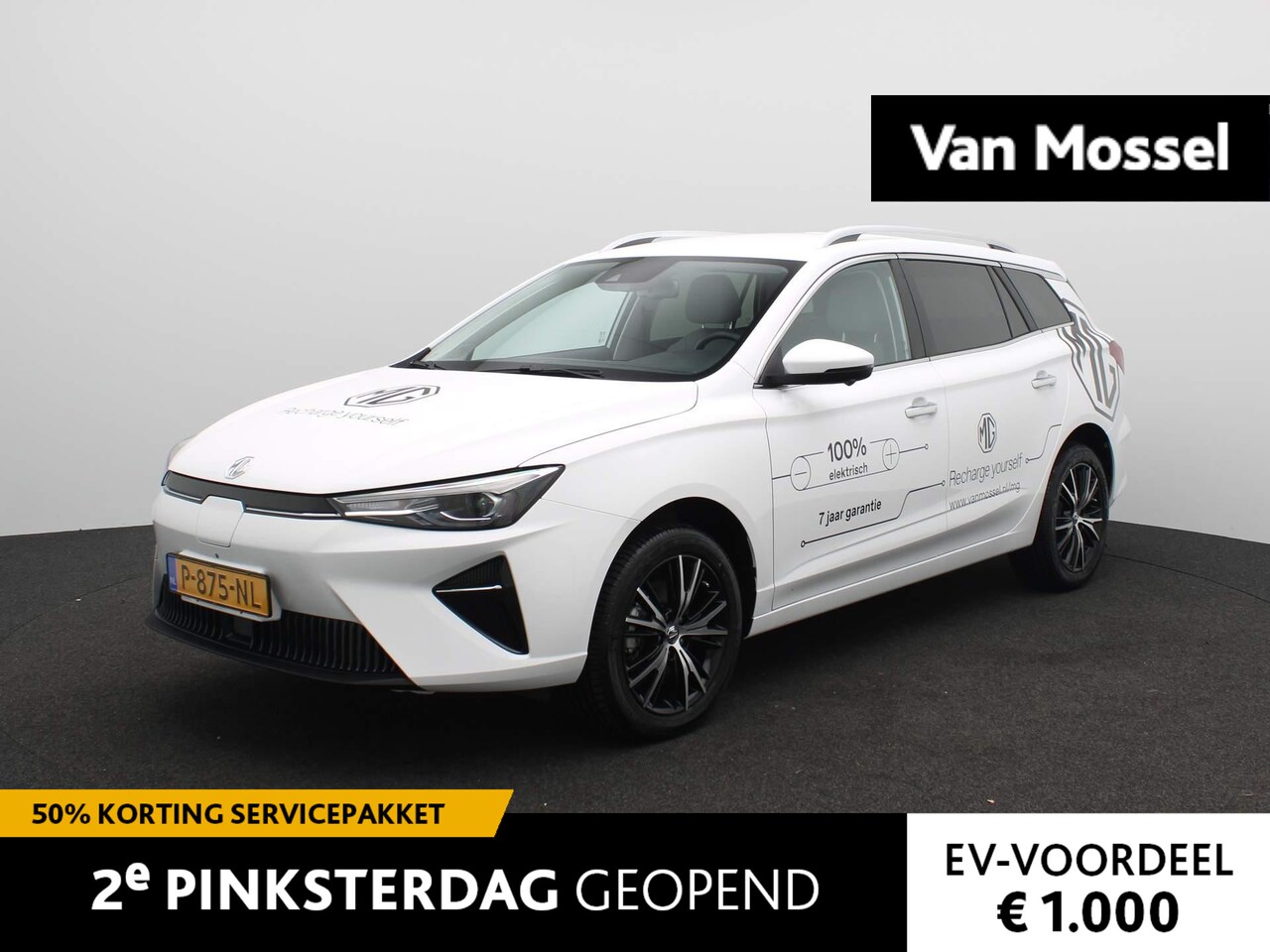 MG MG5 Electric - Standard Range Luxury 50 kWh | Leder | Navi | 360 Camera | Apple CarPlay | Adaptive Cruise - AutoWereld.nl