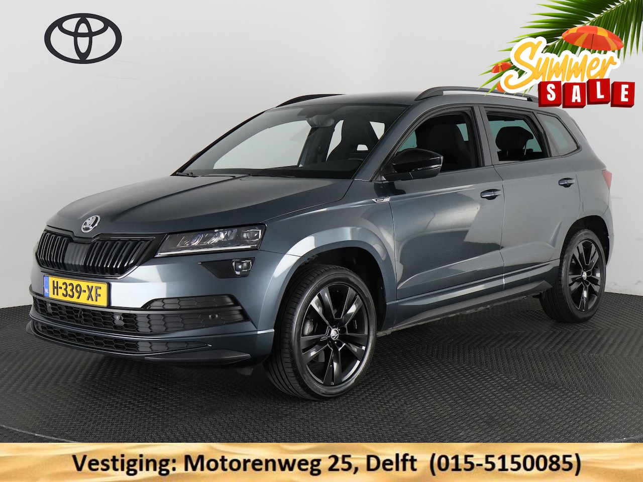 Skoda Karoq - 1.5 TSI SPORTSLINE AUTOMAAT BUSINESS 1e EIG. 100% ONDERHOUDEN TOT 2 JAAR GARANTIE ** - AutoWereld.nl
