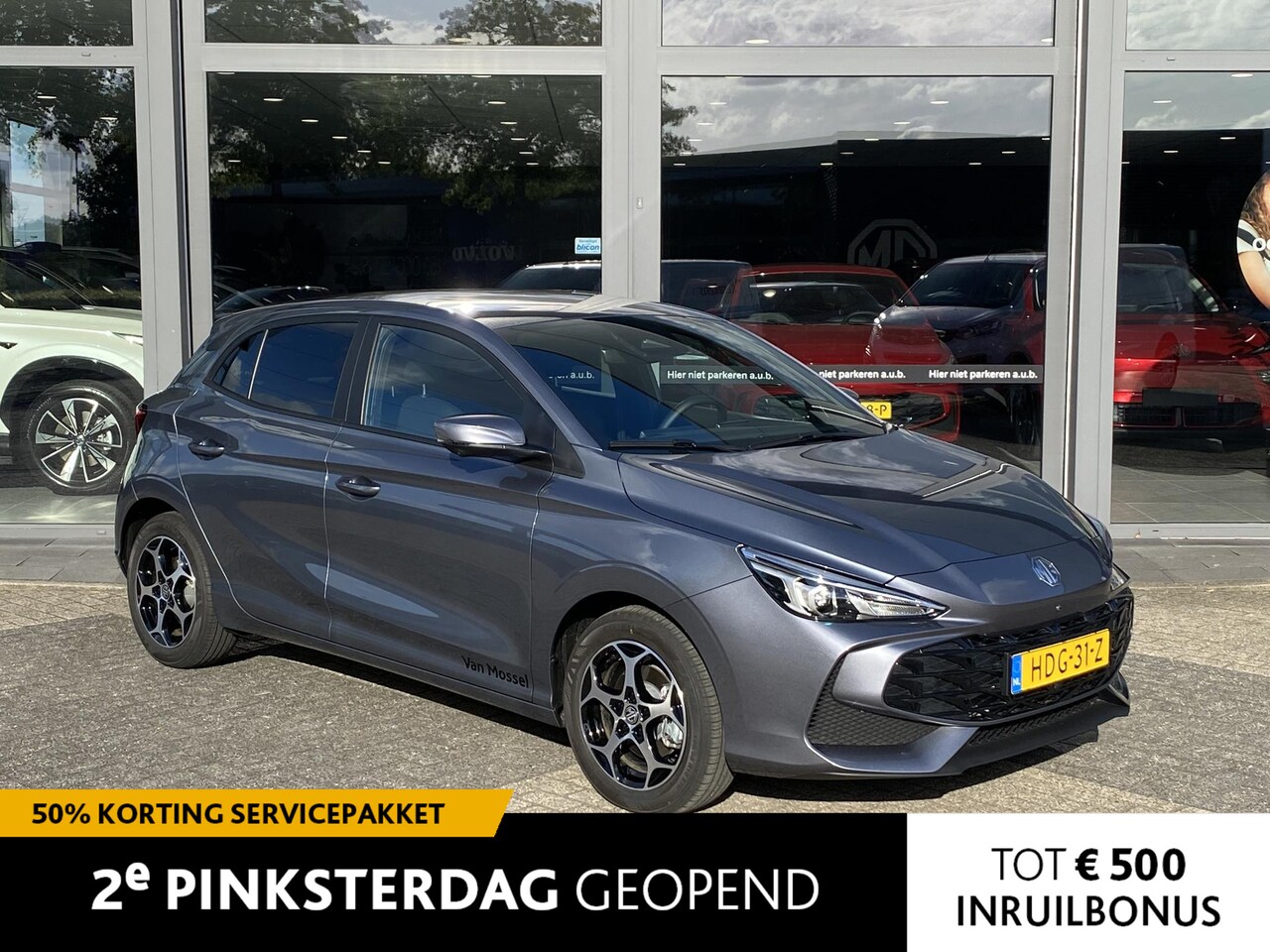 MG MG3 Hybrid+ - 1.5 Hybrid Luxury | Leder | Stoelverwarming | Stuurverwarming | Carplay | 360 Camera | Dem - AutoWereld.nl