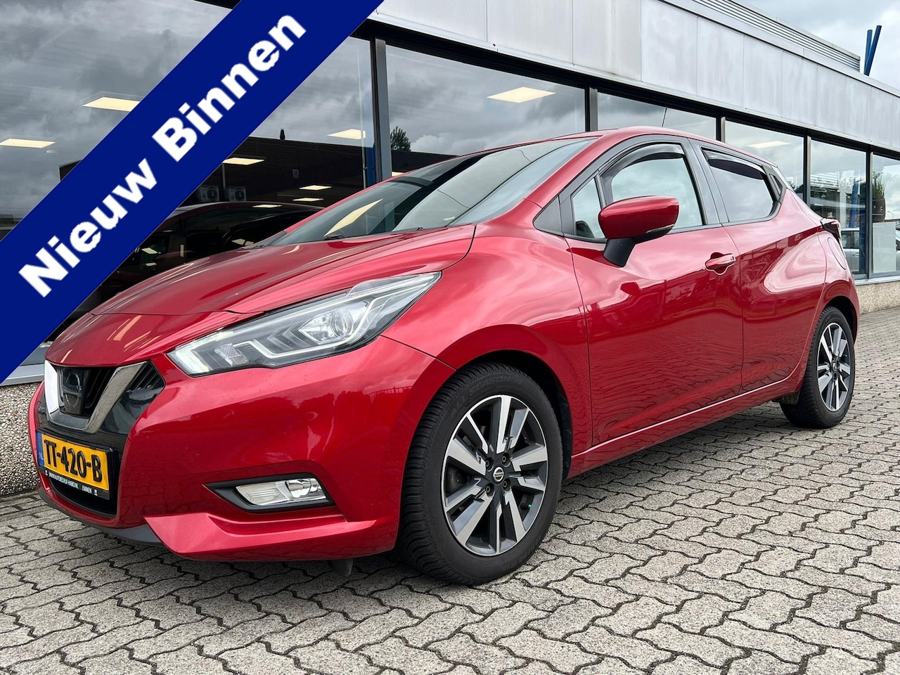 Nissan Micra - 0.9 IG-T N-CONNECTA ECC/CRUISE/NAV/CAMERA/REGEN.SENS/PARK.SENS/STOEL.VERWARM. - AutoWereld.nl