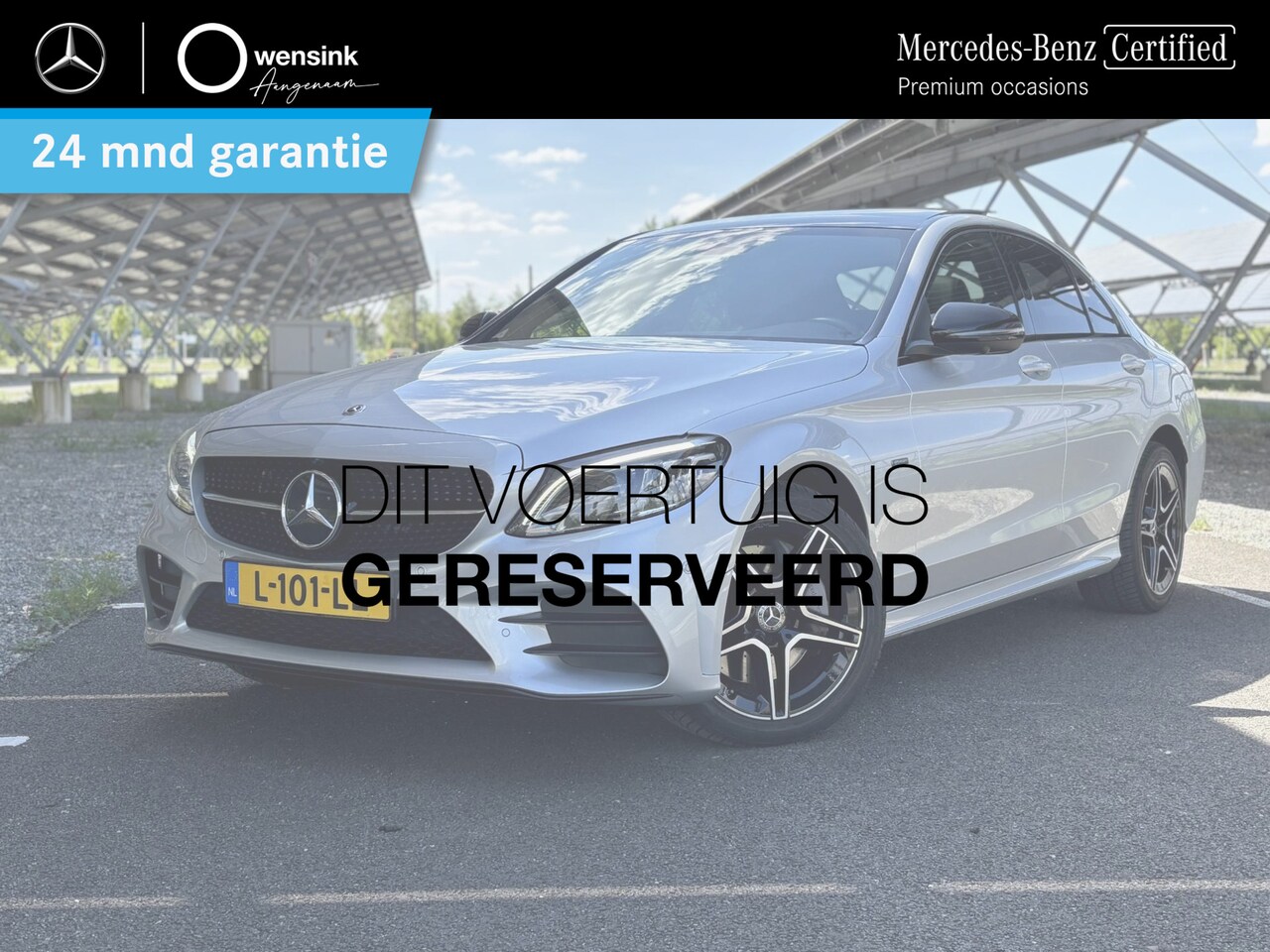 Mercedes-Benz C-klasse - 300 e Business Solution AMG Limited | Night | Panoramadak | 360 camera | Sfeerverlichting - AutoWereld.nl