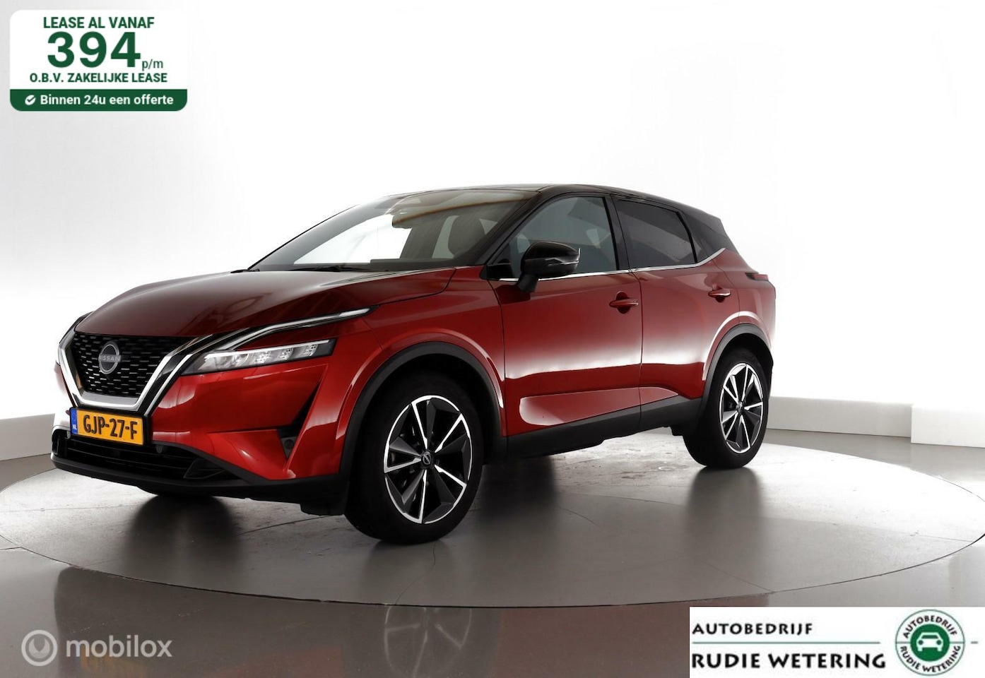 Nissan Qashqai - 1.3 MHEV 158PK Xtronic Tekna led|leer|cam|dab|acc|lmv19 - AutoWereld.nl