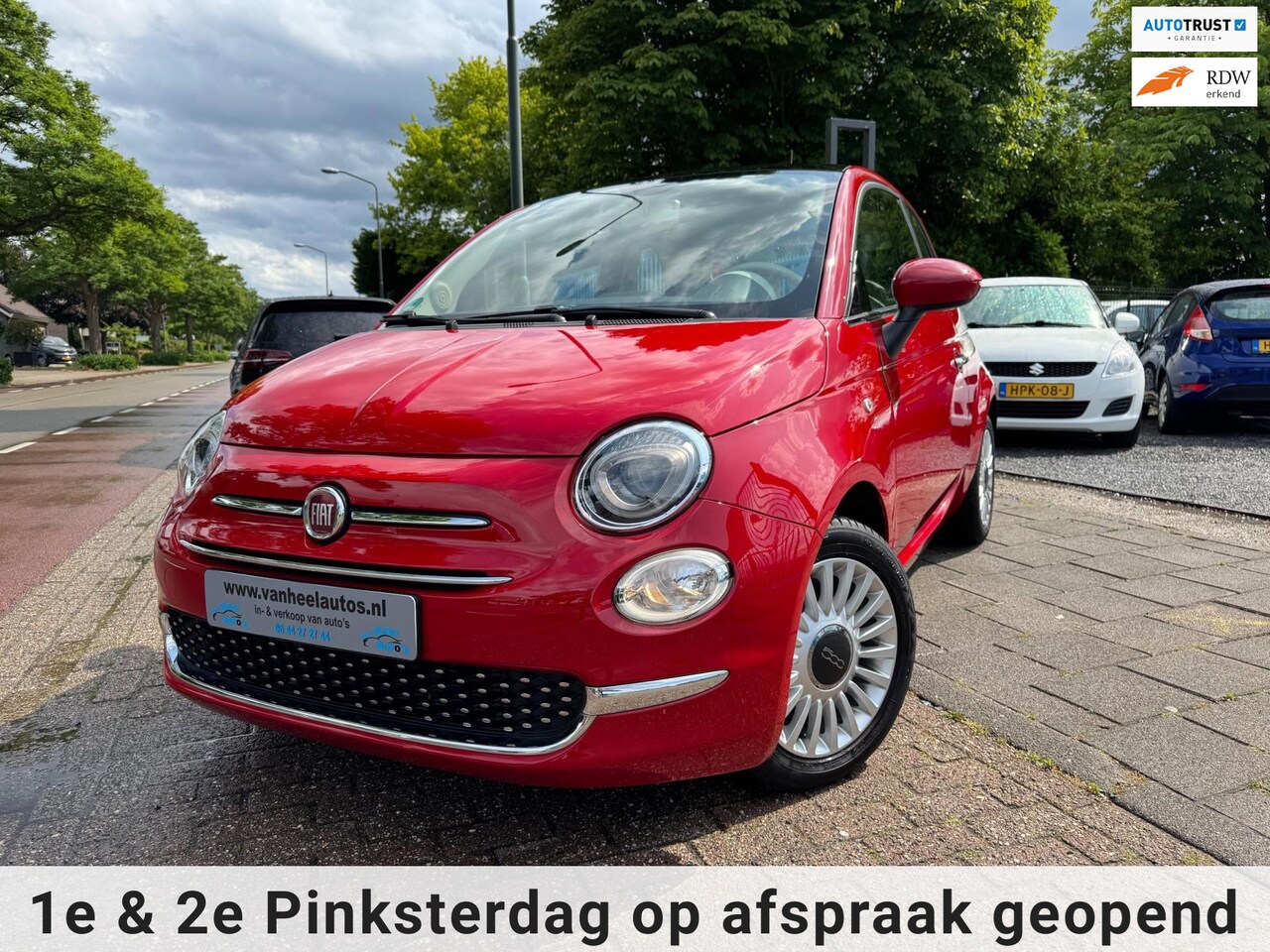 Fiat 500 - 1.2 Lounge A-C Elek Pakket Lmv Pano Pdc - AutoWereld.nl