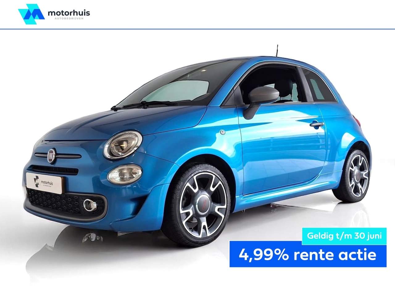 Fiat 500 - 1.2 51KW Sport AUTOMAAT NAVI ECC - AutoWereld.nl