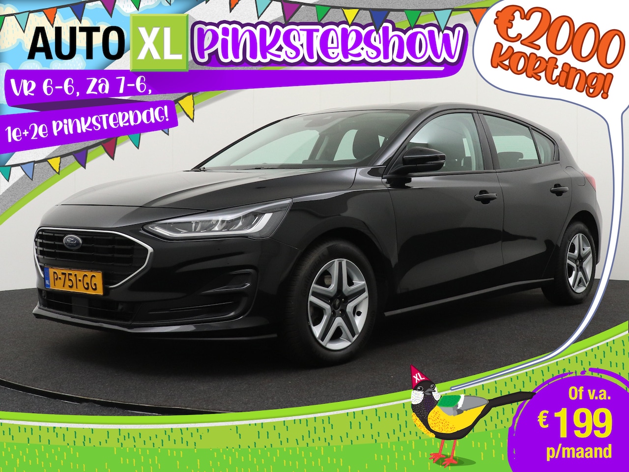 Ford Focus - 1.0 Connected 100 PK NW-Model Carplay Navi LED Park. Sens  2 - AutoWereld.nl
