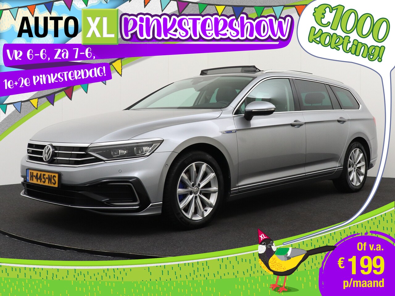 Volkswagen Passat Variant - 1.4 TSI PHEV GTE Business+ Pano-dak Digi. Dash. Head-up Display 1 - AutoWereld.nl