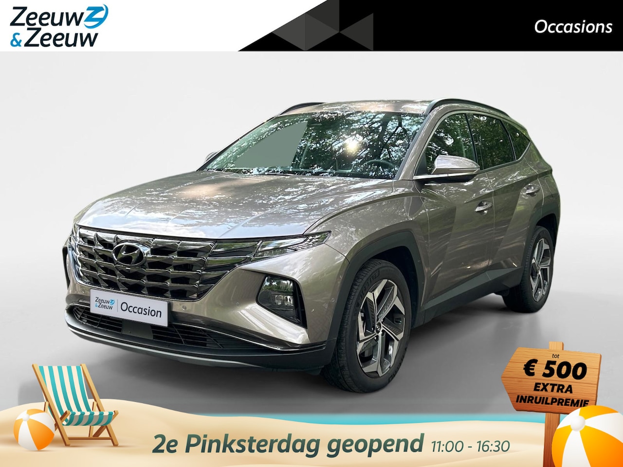 Hyundai Tucson - 1.6 T-GDI HEV Premium Gewoon de meest complete uitvoering - AutoWereld.nl
