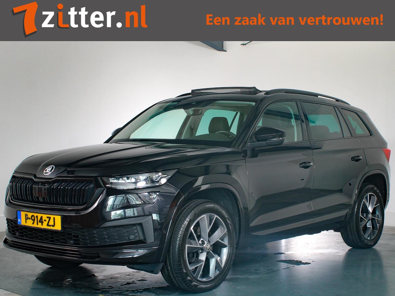 Skoda Kodiaq - 1.5 TSI Style 1.5 TSI Style, Business, 7-Persoons, Trekhaak, Panoramadak, Navigatie, Apple CarPlay/Andro - AutoWereld.nl