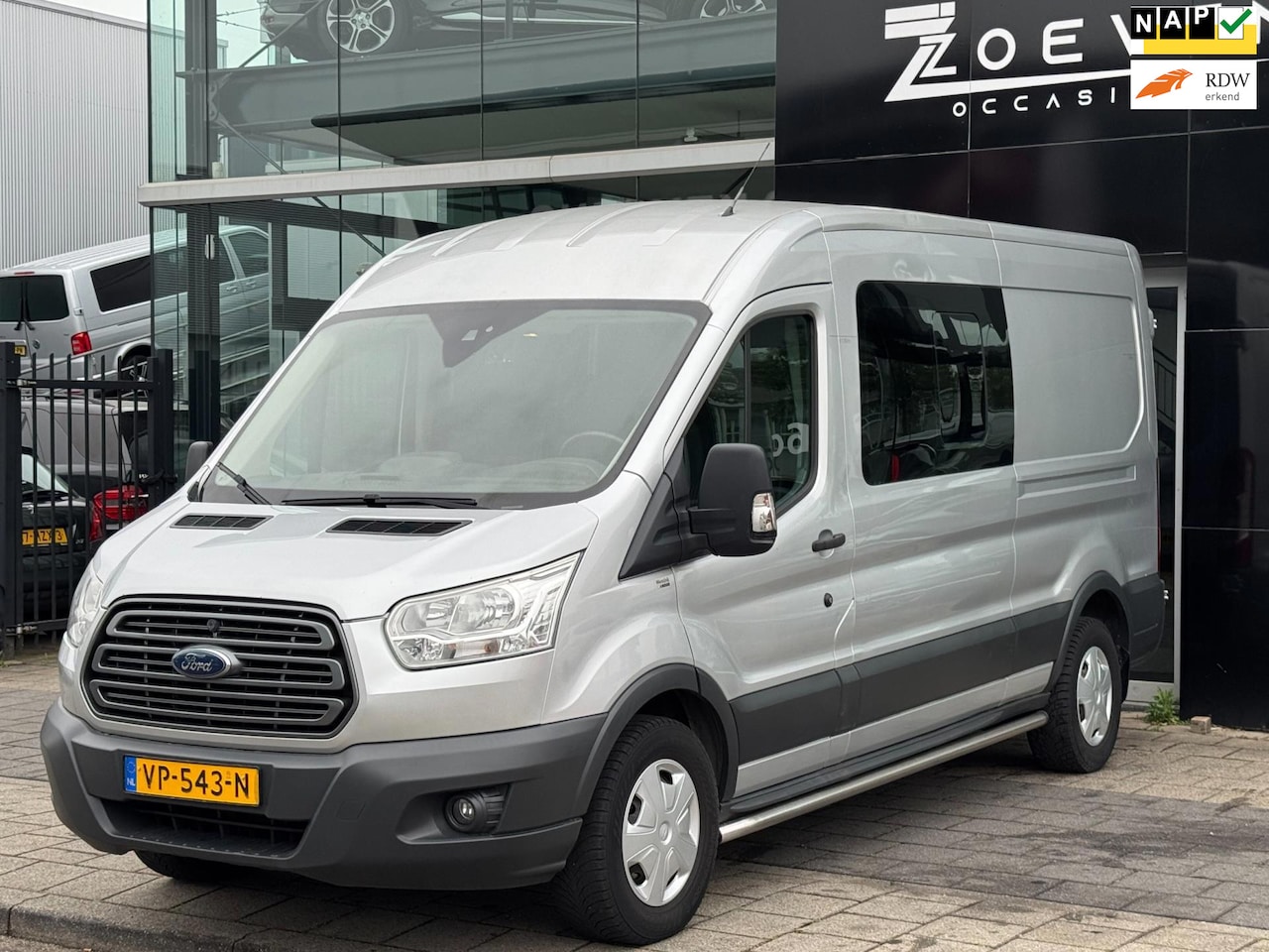 Ford Transit - 350 2.2 TDCI L3H2 DC Trend 7 persoons! - AutoWereld.nl