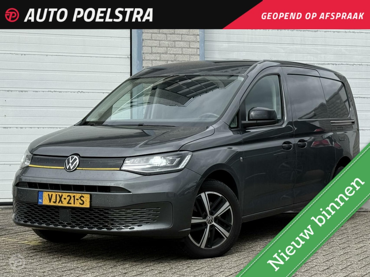 Volkswagen Caddy Cargo Maxi - 2.0 TDI 122 PK DSG 1st Edition LED Leder Camera ACC Stoelverwarming 2x Schuifdeur - AutoWereld.nl