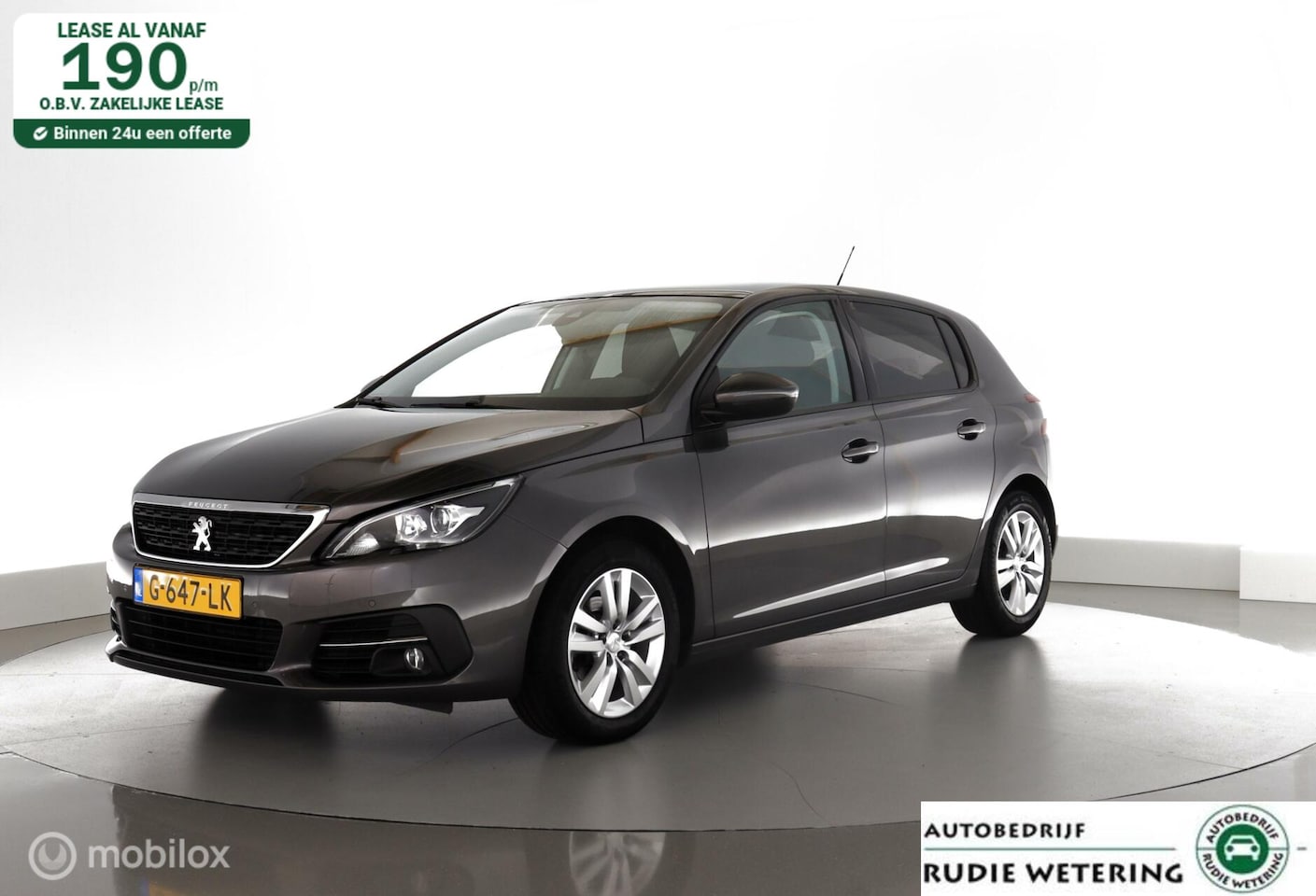 Peugeot 308 - 1.2 Blue Lease Executive NL-auto|pano|nav|cam|lmv16 - AutoWereld.nl