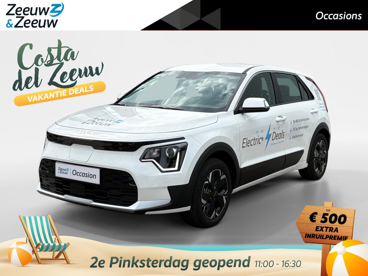 Kia Niro EV - Light Edition 64.8 kWh | Navi | Climate & (adaptieve) cruise control | Apple Carplay & And - AutoWereld.nl
