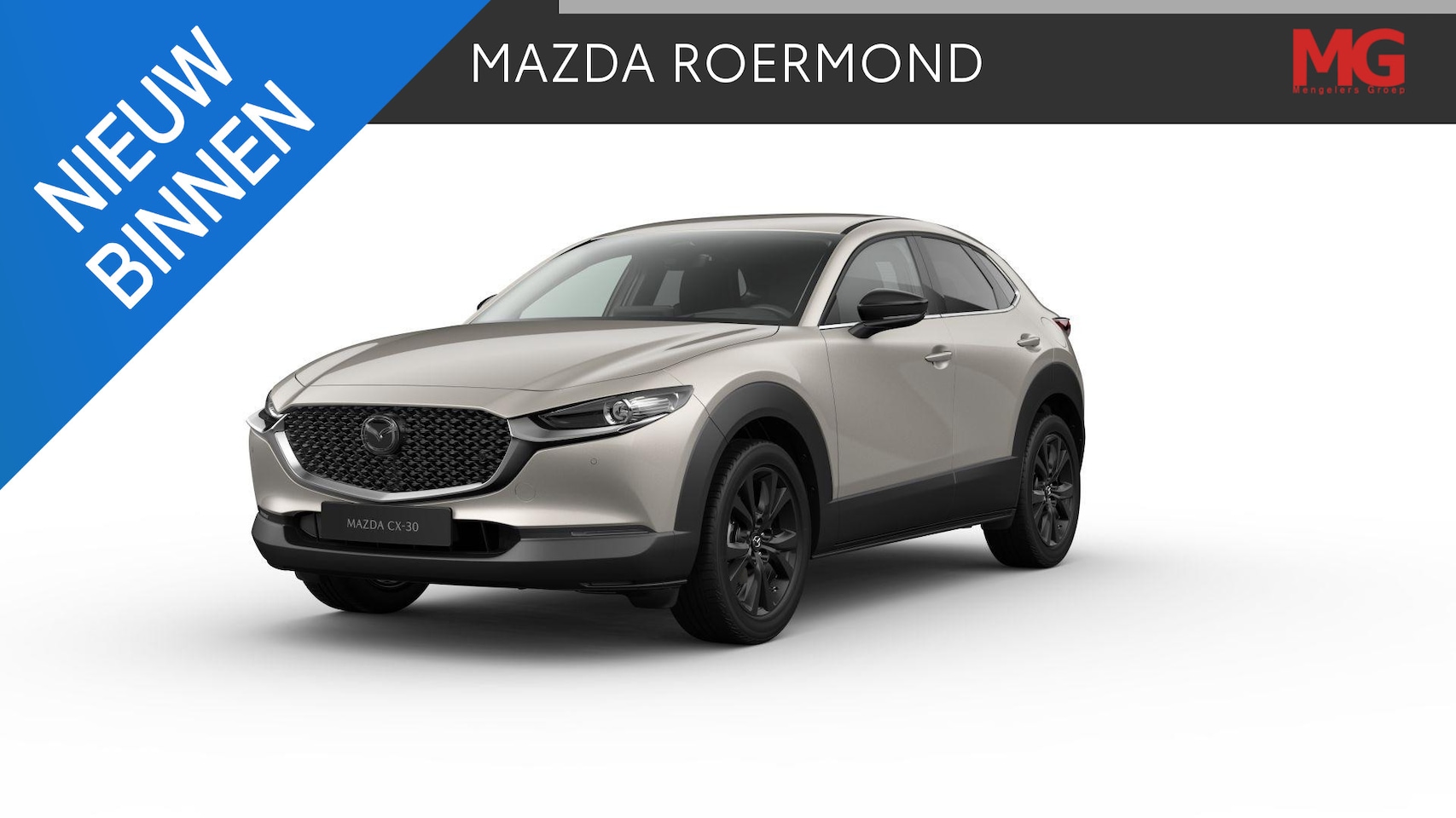 Mazda CX-30 - 2.5 e-SkyActiv-G M Hybrid Homura Mengelers actieprijs: € 37.590,00* - AutoWereld.nl