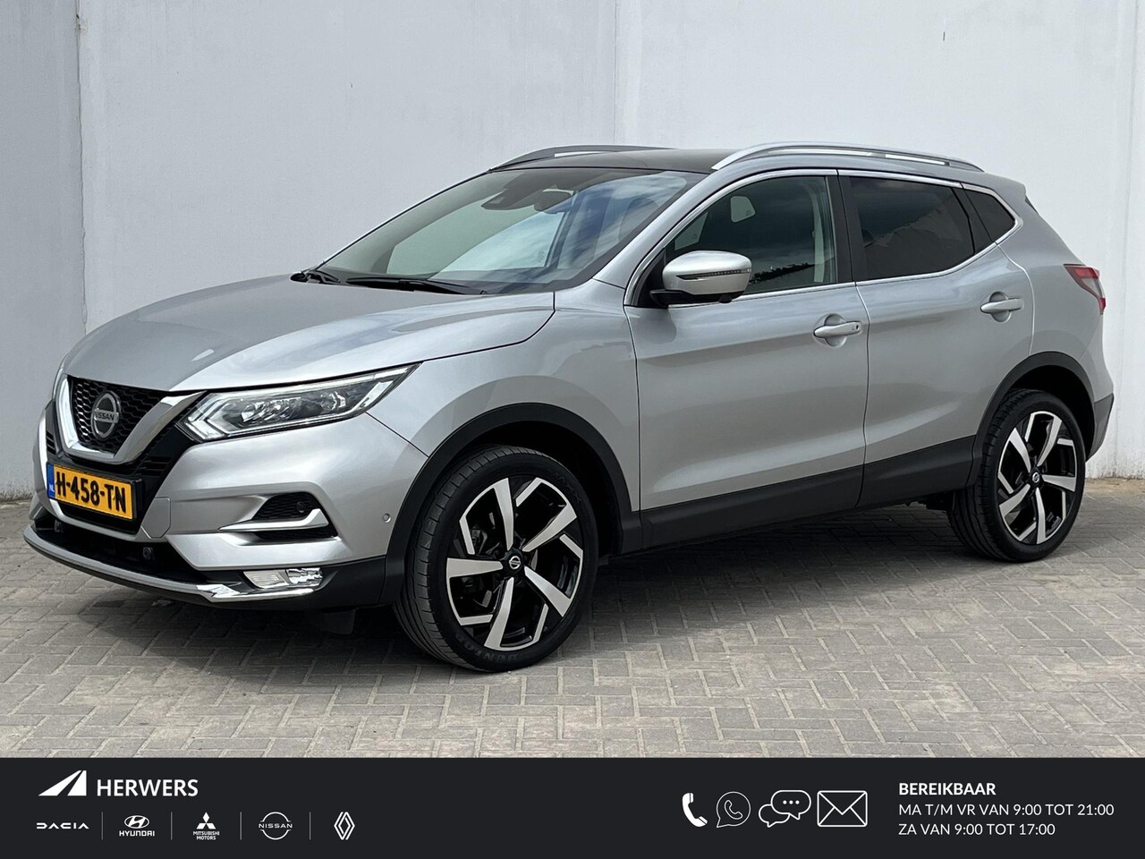 Nissan Qashqai - 1.3 DIG-T Tekna / 100% Dealeronderhouden / Panorama-dak / 360° Camera / Voorruit- en Stoel - AutoWereld.nl