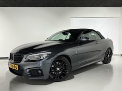 BMW 2-serie Cabrio - 220i M Sport 184pk AUT LCI|Facelift|H&K|18''|Leder|Navi|Shodowline|Dealer onderhouden|