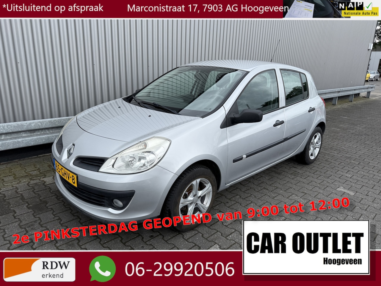 Renault Clio - 1.2-16V Special Line 102Dkm NAP! Nw APK Airco --Inruil Mogelijk-- - AutoWereld.nl