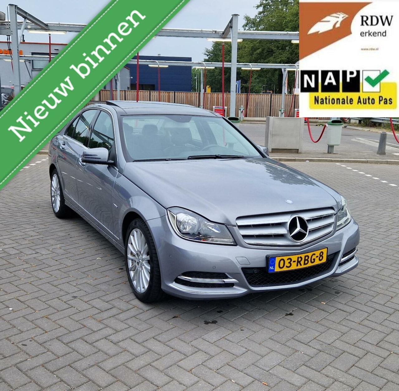 Mercedes-Benz C-klasse - 180 CGI FACELIFT PANO/PDC/NAVI/APK2026 - AutoWereld.nl