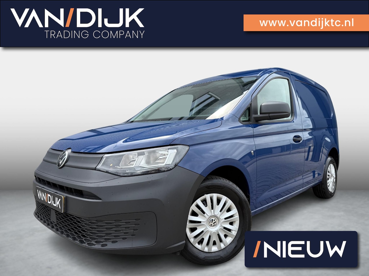 Volkswagen Caddy Cargo - 2.0 TDI Comfort ✓Navigatie ✓Airco ✓Apple Carplay & Android Auto ✓Cruise ✓Schuifdeur Rechts - AutoWereld.nl