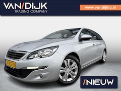 Peugeot 308 SW - 1.6 BlueHDI Active ✓Navigatie ✓Climate ✓Cruise ✓Trekhaak ✓Parkeersensoren ✓Lichtmetaal