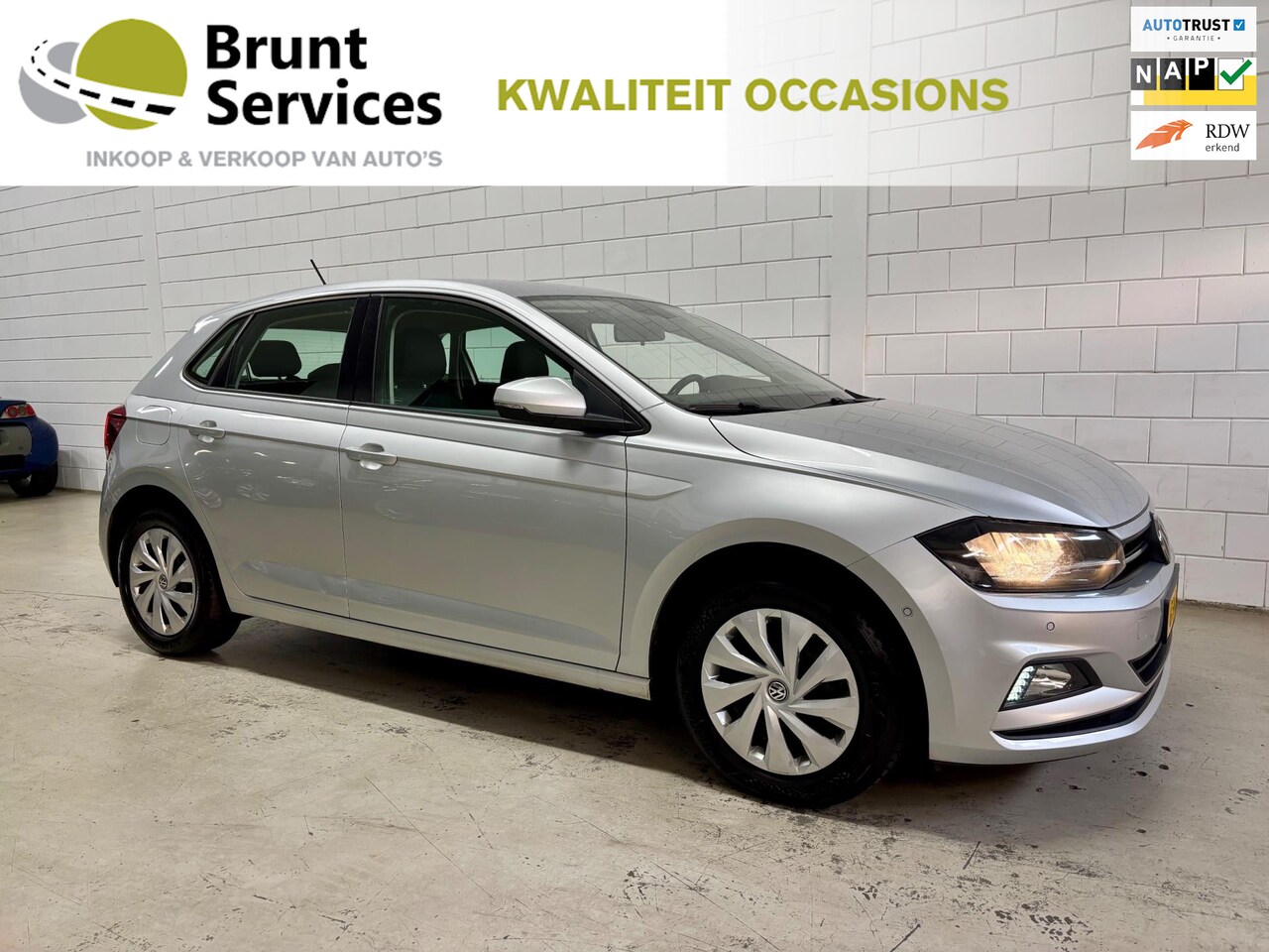 Volkswagen Polo - 1.0 TSI 95PK Business Bj.19|Pdc V/A|Carplay|Navi|Clima|Multistuur|DealerOnderhouden !! - AutoWereld.nl