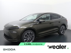 Skoda Enyaq Coupé iV - 85 Selection 286 PK | Olibo Green | 21" Lichtmetalen Velgen | Trekhaak | Adaptieve cruise