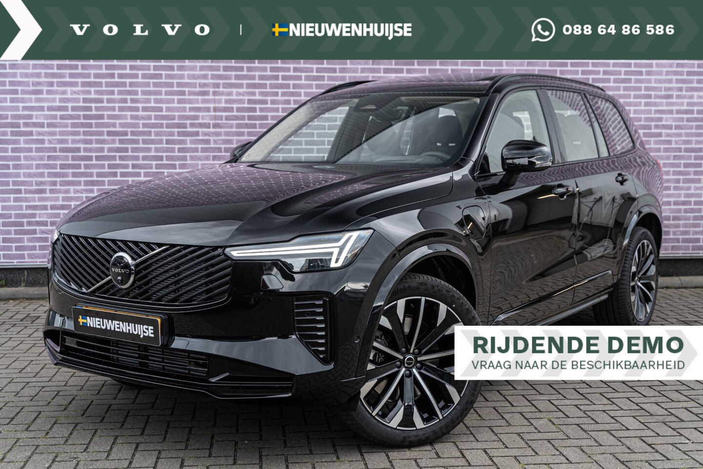 Volvo XC90 - T8 Plug-in hybrid AWD Ultra Dark | Luchtvering | Trekhaak | Massage/ventilatie | Head-up D - AutoWereld.nl