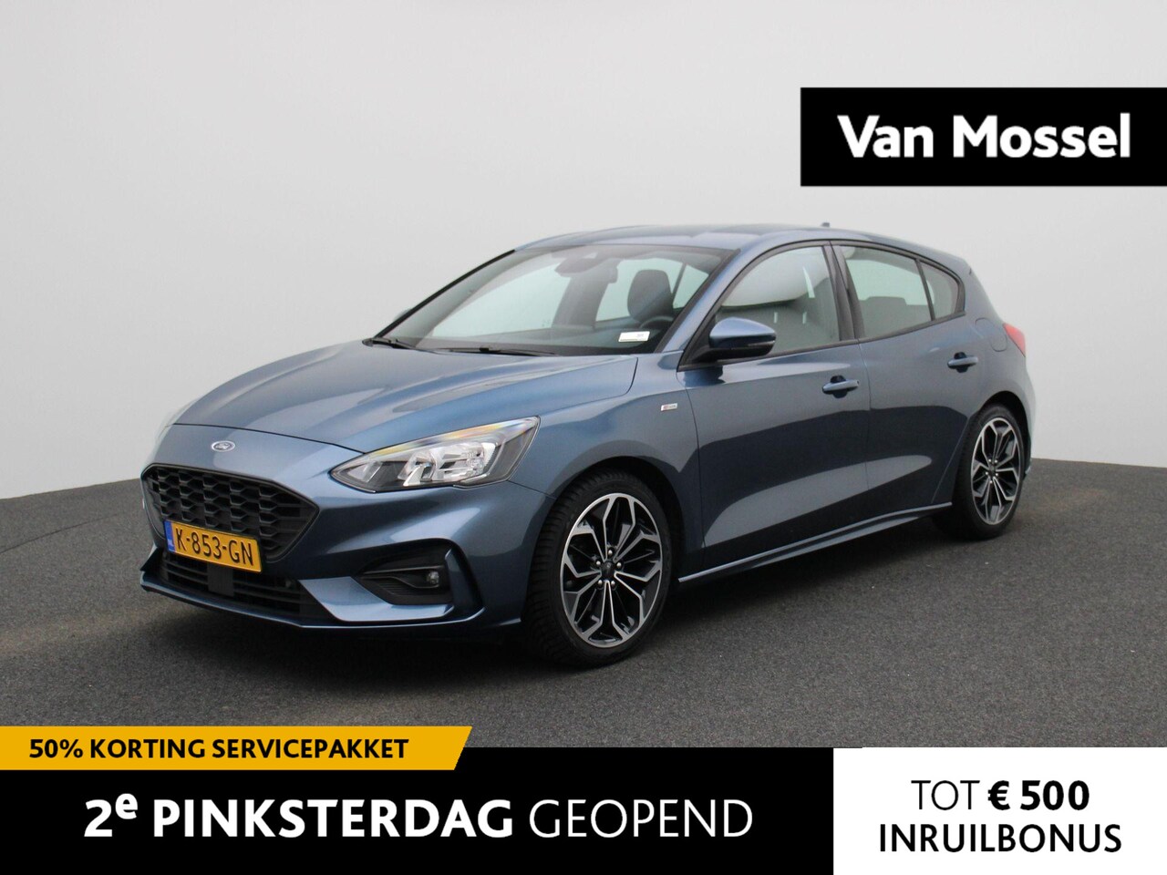Ford Focus - 1.0 EcoBoost Hybrid ST Line Business ADAPTIEVE CRUISE | NAVIGATIE | CAMERA | LICHTMETALEN - AutoWereld.nl