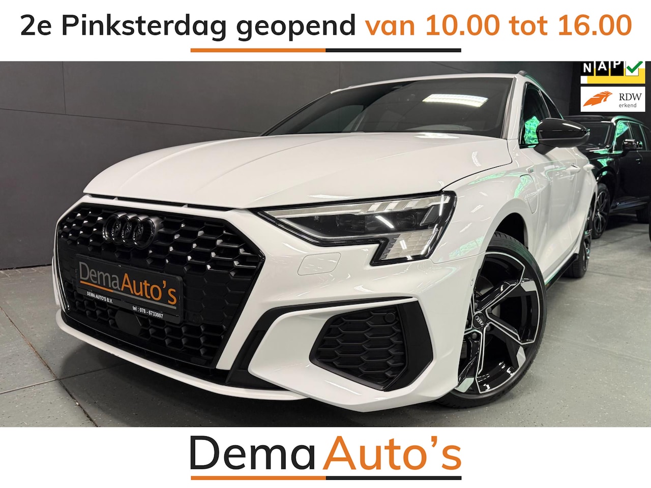 Audi A3 Sportback - 40 TFSI e S edition Competition SFEERVERL/NAVI/V-COCKPIT/DAB/CARPLAY/// - AutoWereld.nl
