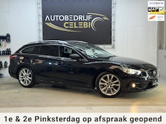 Mazda 6 Sportbreak - 2.0 HP GT-M 2013 ZWART CAMERA|STOELVERWRM