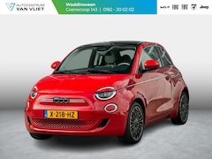 Fiat 500e - 3+1 La Prima 42 kWh | Clima | Cruise | Leder | 17" | Priv Glass | Winter Pack | JBL Sound