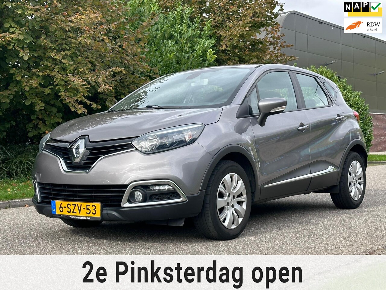 Renault Captur - 1.2 TCe Dynamique Automaat*Achteruit Camera*Navigatie*NAP*Trekhaak*Cruise*Clima*LM velgen* - AutoWereld.nl