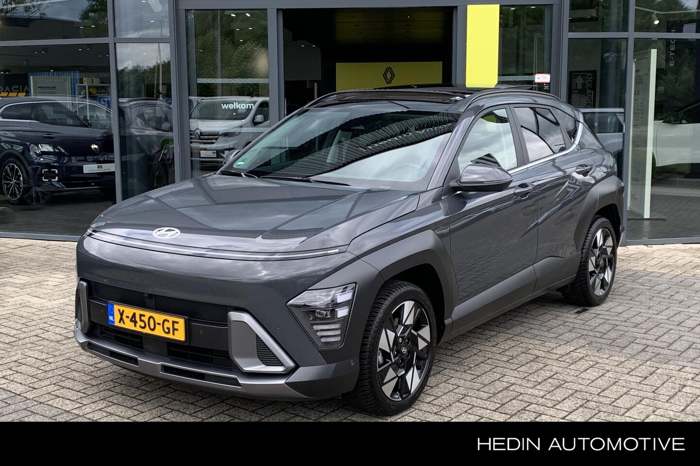 Hyundai Kona - 1.6 GDI HEV Premium Sky | Elektrisch schuif/kantel dak | Stoelverkoeling- en verwarming | - AutoWereld.nl