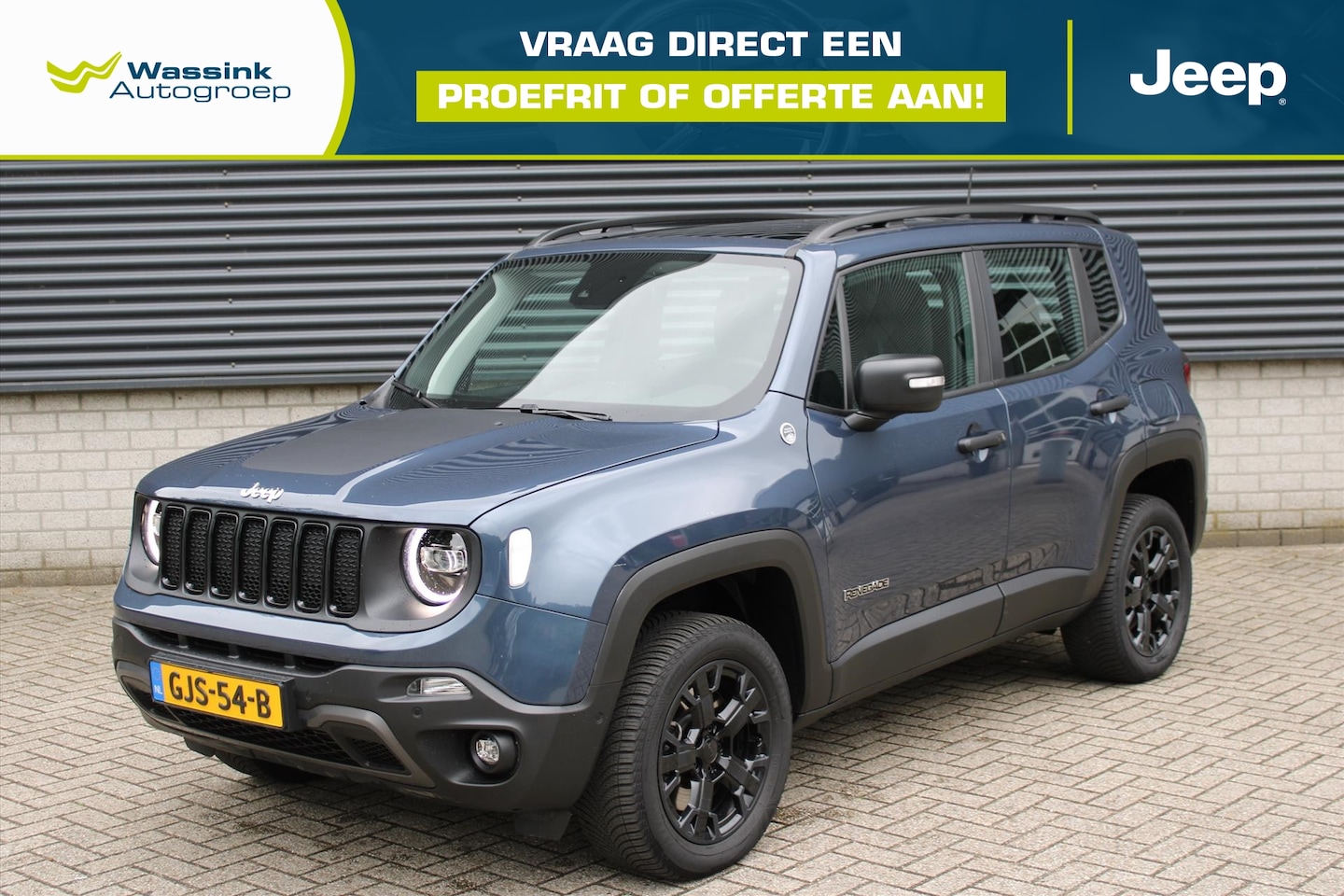 Jeep Renegade - 4xe 240pk Plug-in Hybrid 4WD Aut Trailhawk | Schuif/kanteldak | Comfort Pack | Tech Pack | - AutoWereld.nl