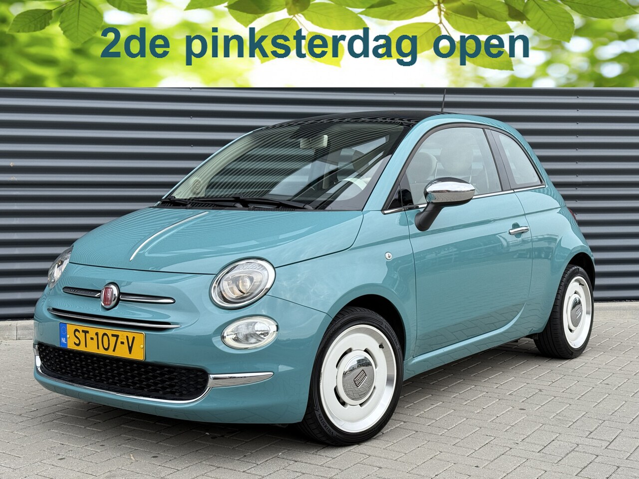 Fiat 500 - 0.9 TwinAir Turbo Anniversario 2e Pinksterdag open van 12uur tot 16uur - AutoWereld.nl