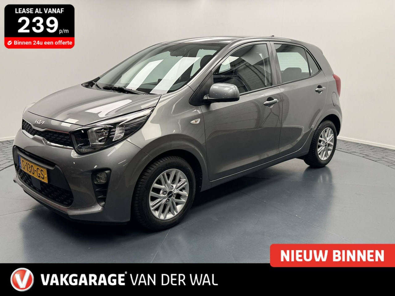 Kia Picanto - 1.0 DPi DynamicPlusLine Airco-Cr.contr-Carplay-Camera-14"Lm.velgen. - AutoWereld.nl