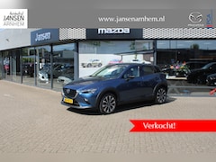 Mazda CX-3 - 2.0 SkyActiv-G 121 Luxury , Automaat, Trekhaak, Wit Leder, Navi, Cruise, Apple Carplay, PD